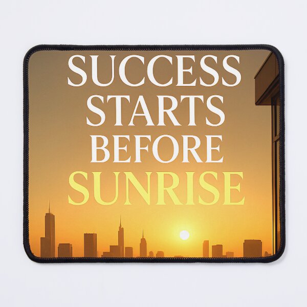 Item preview, Success Starts Before Sunrise – Motivational Sunrise designed and sold by PosterFuel.