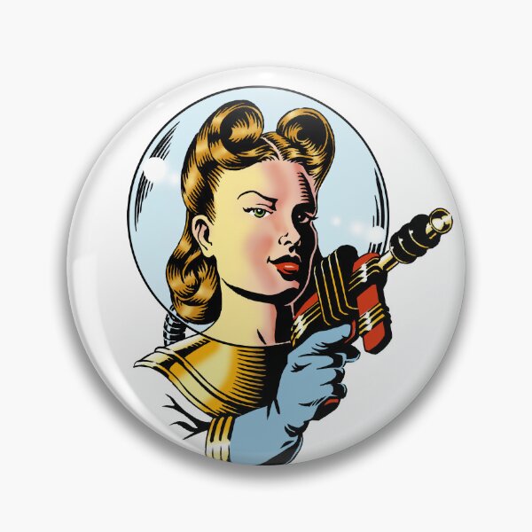 Item preview, Space Girl (colour version) designed and sold by wonder-webb.