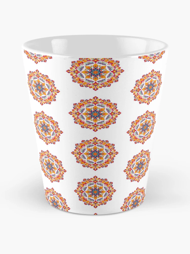 Thumbnail 2 of 4, Coffee Mug, Colorful Rangoli designed and sold by Affiliora.