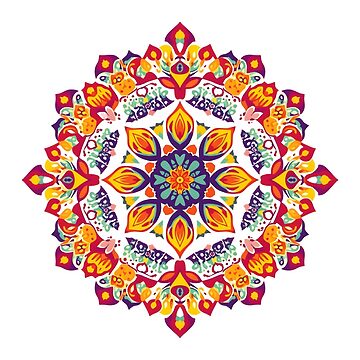 Artwork thumbnail, Colorful Rangoli by Affiliora