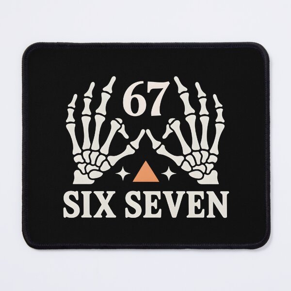 Item preview, 67 Skeleton Hand Halloween - Design for fans of the viral 6-7 meme, Halloween, and dark gothic aesthetics. designed and sold by ZyziowskyArt.