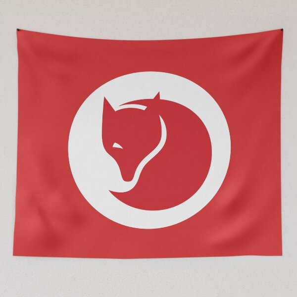 Item preview, The Red Arctic Fox on White Circle designed and sold by Orinoriant.