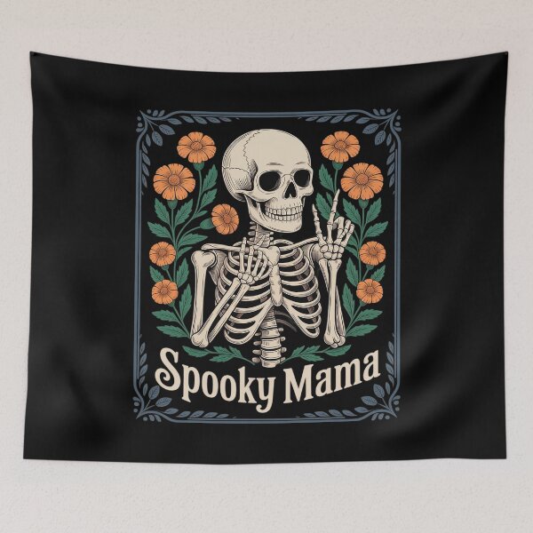 Item preview, Skeleton Halloween Ghost Spooky Mama Costume  designed and sold by BeetleMalon.