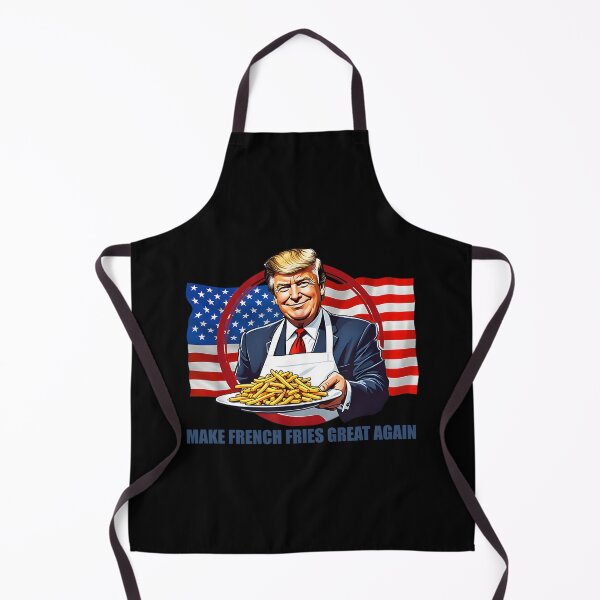Aperçu de l'œuvre Trump s'amuse à rendre les frites encore meilleures créée et vendue par cuffykasapaf.