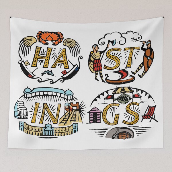 Item preview, Hastings Seaside Town designed and sold by wonder-webb.