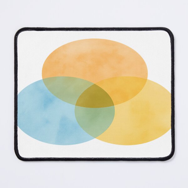 Item preview, Watercolor Venn Diagram Design designed and sold by ZeMa-JA.