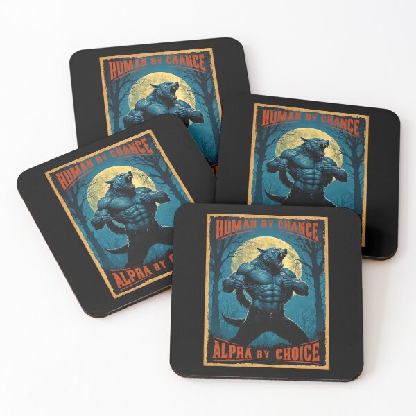 Item preview, Human by Chance Alpha by Choice Cool Funny Alpha Wolf Meme designed and sold by gear-posters.