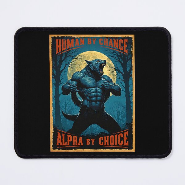 Item preview, Human by Chance Alpha by Choice Cool Funny Alpha Wolf Meme designed and sold by gear-posters.