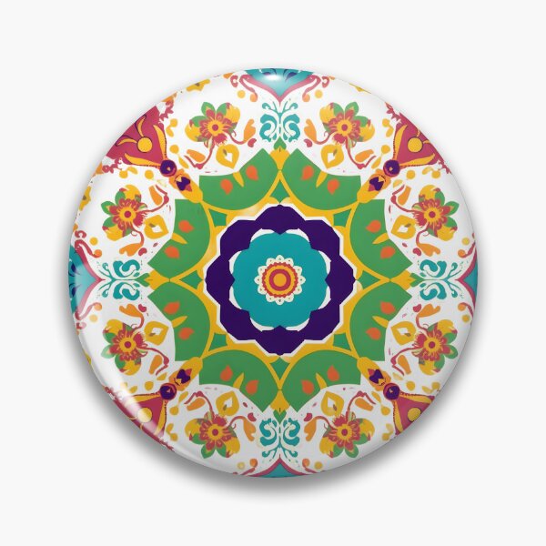 Item preview, Vibrant Circular Rangoli designed and sold by Affiliora.