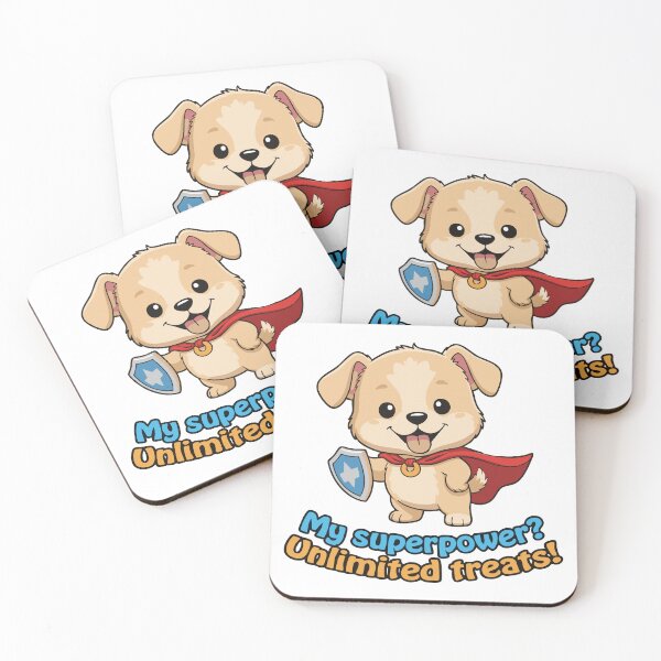 Item preview, Funny Dog Superpower Treat Poster designed and sold by Tong4130.