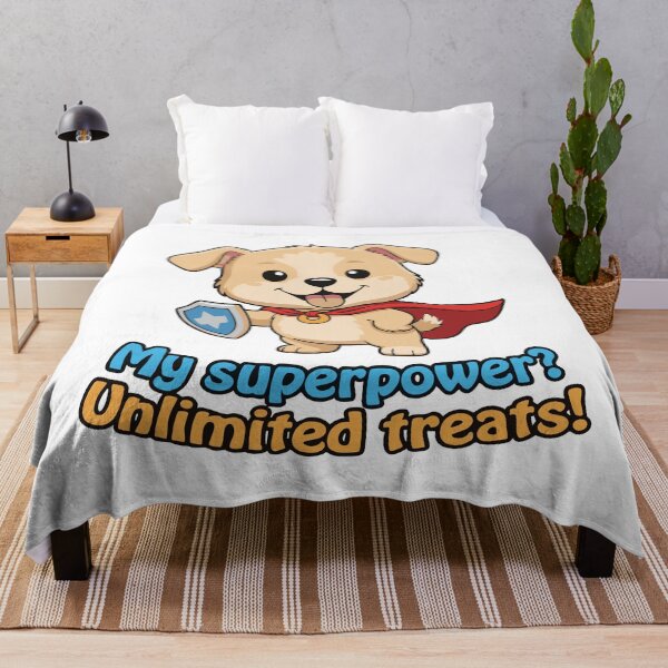 Item preview, Funny Dog Superpower Treat Poster designed and sold by Tong4130.