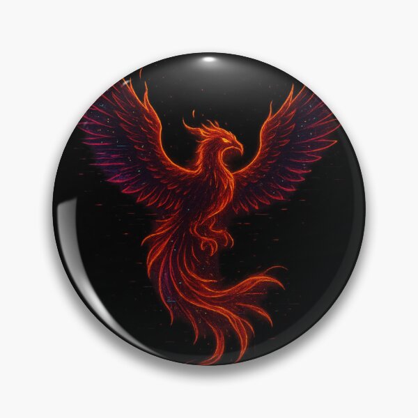 Item preview, Neon Phoenix Digital Fire Bird | Cyberpunk Phoenix Art | Glitchcore Rebirth Design | Futuristic Vaporwave Flame Aesthetic designed and sold by OnPointOutfits.