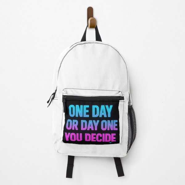 Item preview, One Day or Day One — Decide Your Destiny | Motivational Neon Quote designed and sold by Lagwsal22.