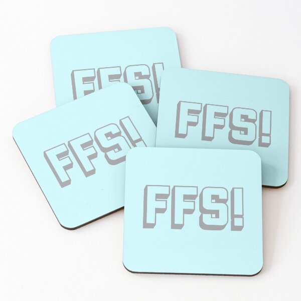 Item preview, Swear acronym FFS For Fucks Sake Grey designed and sold by peterdy.
