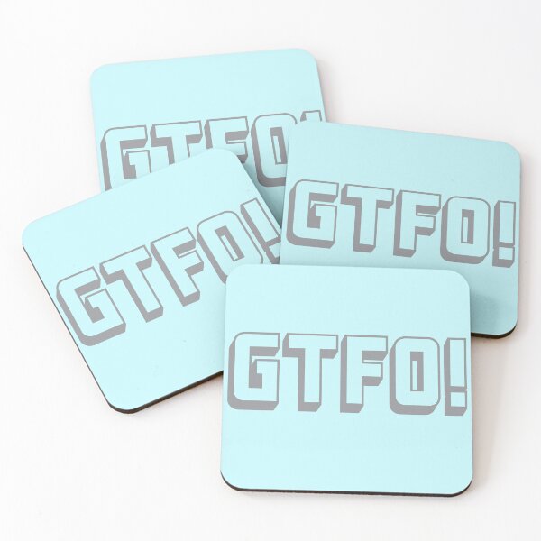 Item preview, Swear acronym GTFO Get the fuck out Grey designed and sold by peterdy.