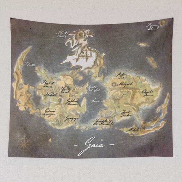 Item preview, Gaia Map FFVII designed and sold by cjap.