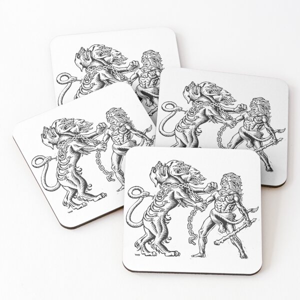 Item preview, Hercules Capturing Cerberus designed and sold by wonder-webb.