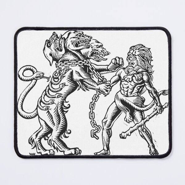 Item preview, Hercules Capturing Cerberus designed and sold by wonder-webb.