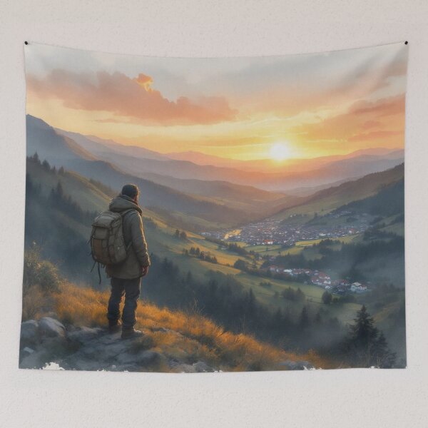 Item preview, Sunset on the path designed and sold by jefboutique6150.