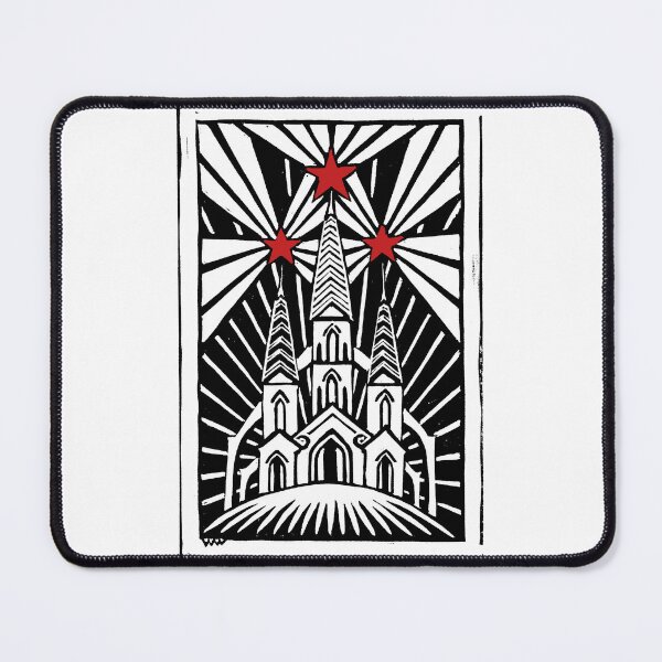 Item preview, Church with 3 Red Stars designed and sold by wonder-webb.