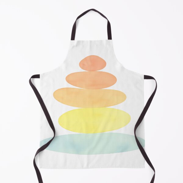 Item preview, Balance in Color – Minimalist Stacked Stones Watercolor Design designed and sold by ZeMa-JA.