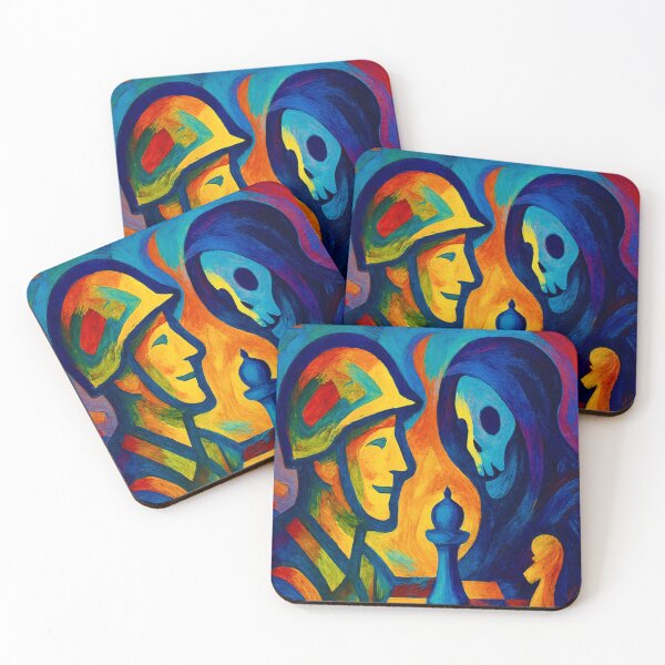 Item preview, Victory – Abstract Soldier vs Death Chess Artwork designed and sold by ForgeBogdan.