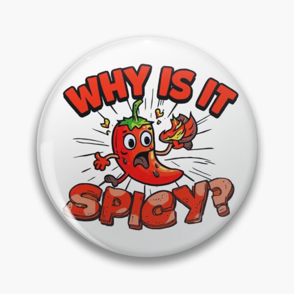 Item preview, Spicy Vibes Only – Hot Chili Humor Tee designed and sold by VividlyPossible.