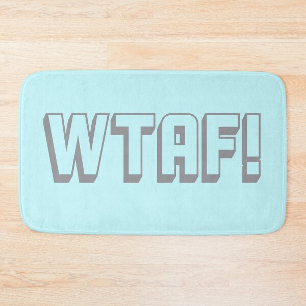 Item preview, Swear acronym WTAF What the actual fuck Grey designed and sold by peterdy.