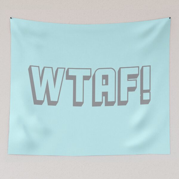 Item preview, Swear acronym WTAF What the actual fuck Grey designed and sold by peterdy.