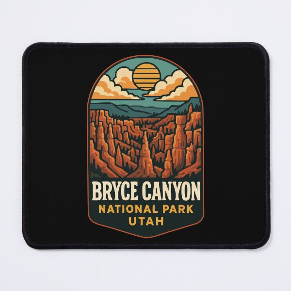 Item preview, Bryce Canyon National Park Utah Retro Vintage designed and sold by TomFrontierArt.