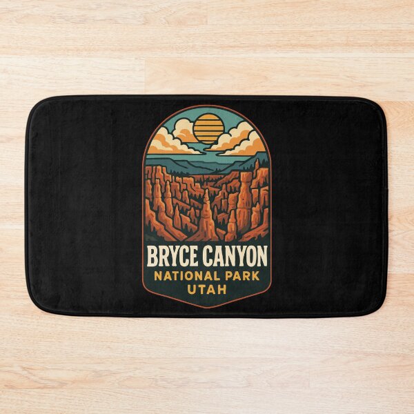 Item preview, Bryce Canyon National Park Utah Retro Vintage designed and sold by TomFrontierArt.