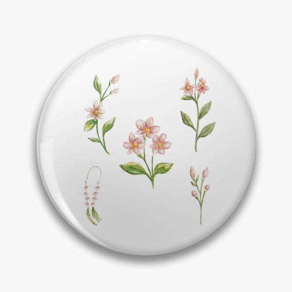 Item preview, watercolor sampaguita flowers pack on white background designed and sold by Amalzaki.