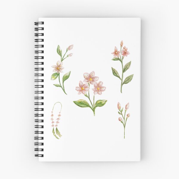 Item preview, watercolor sampaguita flowers pack on white background designed and sold by Amalzaki.