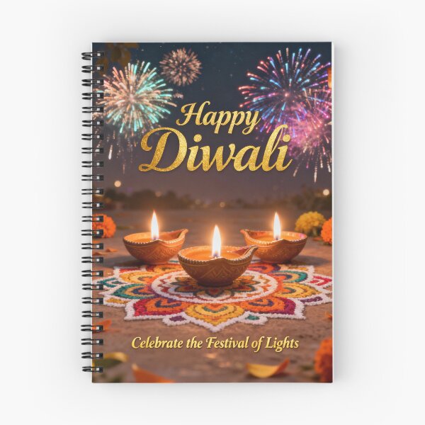 Item preview, Happy Diwali Greeting Card | Festival of Lights Invitation Design designed and sold by digitallyyour.