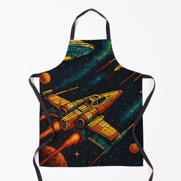 Item preview, VINTAGE SPACESHIP PAINTING designed and sold by infinitearte.