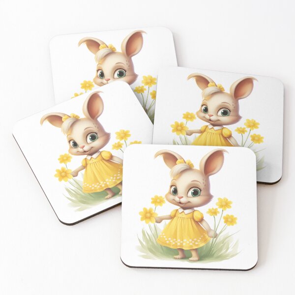Item preview, Cartoon Sunflower Rabbit designed and sold by New-School-Wave.