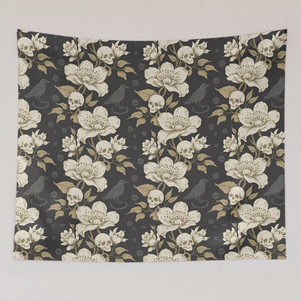 Item preview, Gothic Skull Blossom designed and sold by SignumShop.