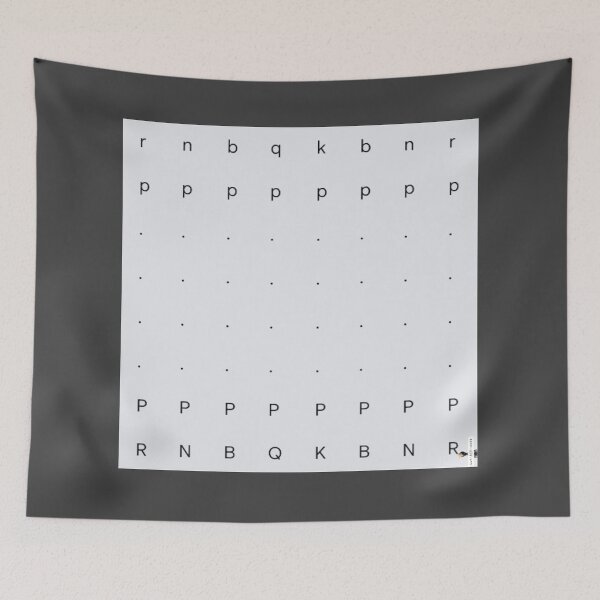 Item preview, Chessboard Letters — The Game Begins designed and sold by PawnShiftGoods.