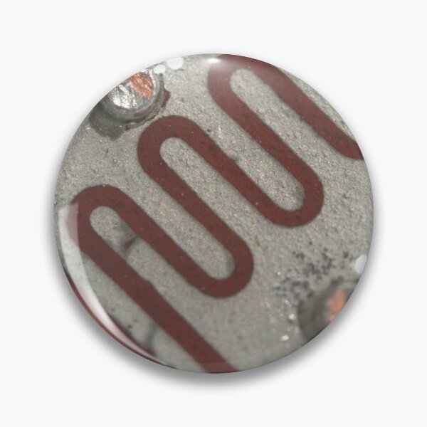 Item preview, Photoresistor Light Sensor Electronic Circuit Component Closeup Photograph designed and sold by Petalgrain.