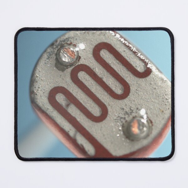 Item preview, Photoresistor Light Sensor Electronic Circuit Component Closeup Photograph designed and sold by Petalgrain.