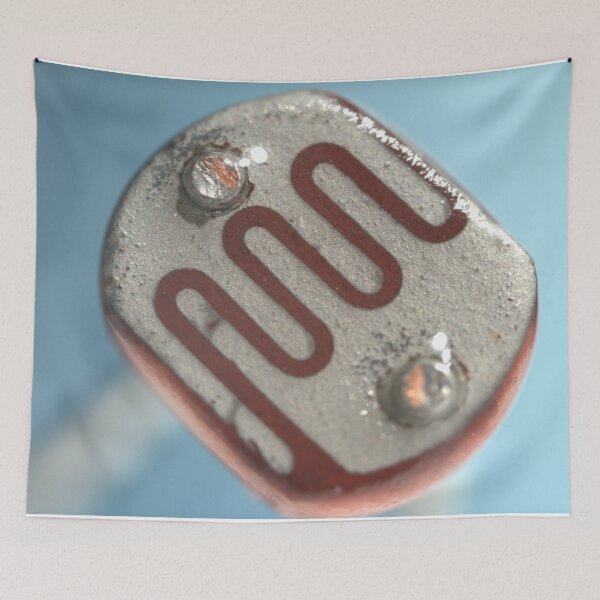Item preview, Photoresistor Light Sensor Electronic Circuit Component Closeup Photograph designed and sold by Petalgrain.