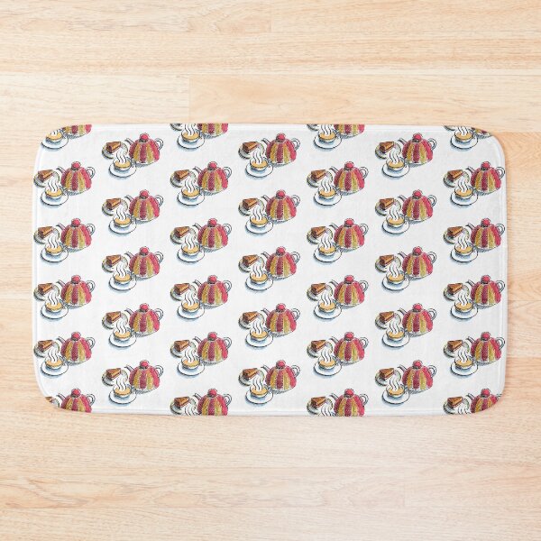 Item preview, Tea and Cake (repeat pattern version) designed and sold by wonder-webb.