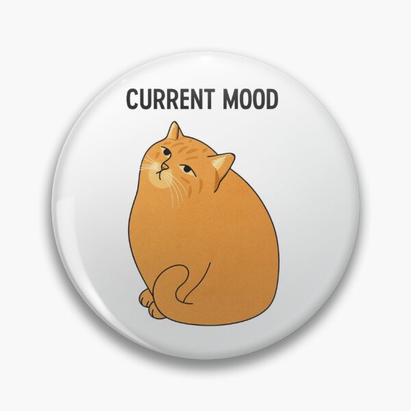 Item preview, Current Mood Cat designed and sold by paleskiduch.