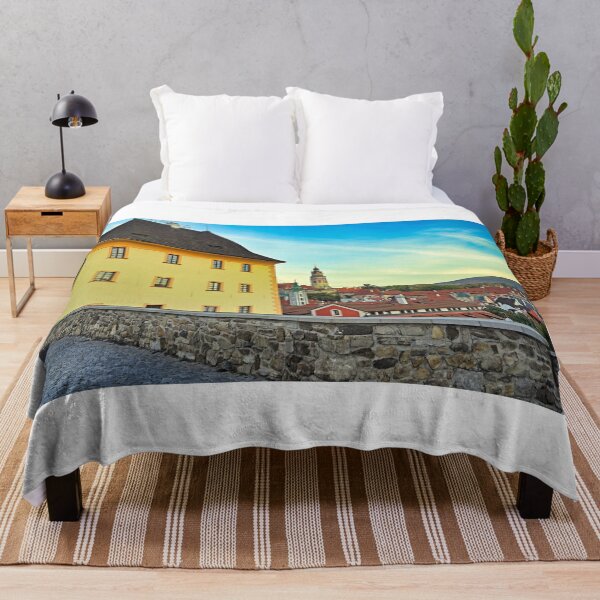 Item preview, Cesky Krumlov old town and castle tower cityscape, Czech republic designed and sold by goceris.