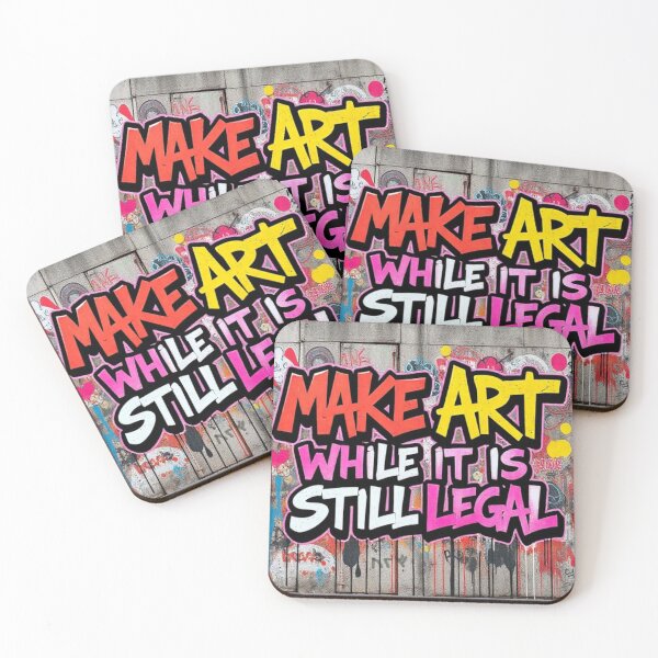 Item preview, Make Art While It Is Still Legal designed and sold by UlfSaid.