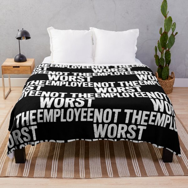 Item preview, Not The Worst Employee Funny Sarcastic Saying Work Job Meme designed and sold by BLZART.