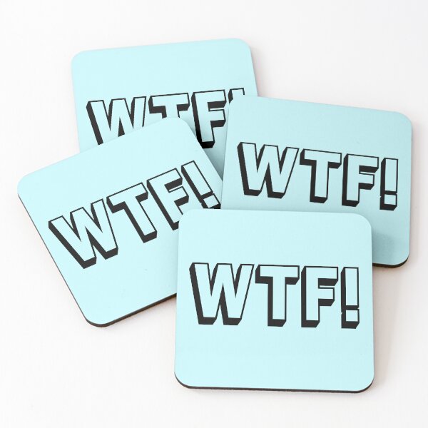 Item preview, Swear acronym WTF What the fuck (B) designed and sold by peterdy.