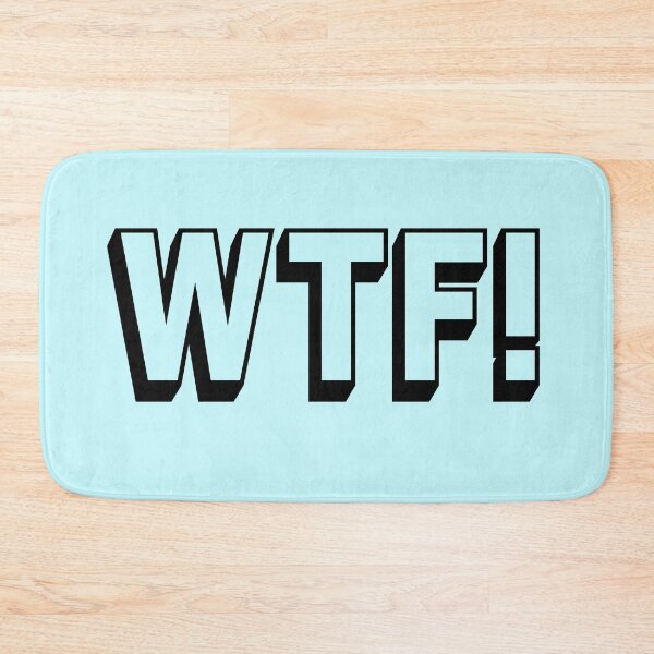 Item preview, Swear acronym WTF What the fuck (B) designed and sold by peterdy.