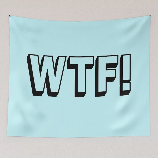 Item preview, Swear acronym WTF What the fuck (B) designed and sold by peterdy.