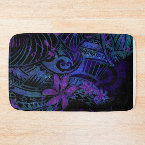 Item preview, Midnight Blue Splash of Tie Dye Samoan tribal dress 5515 designed and sold by sunnthreads.